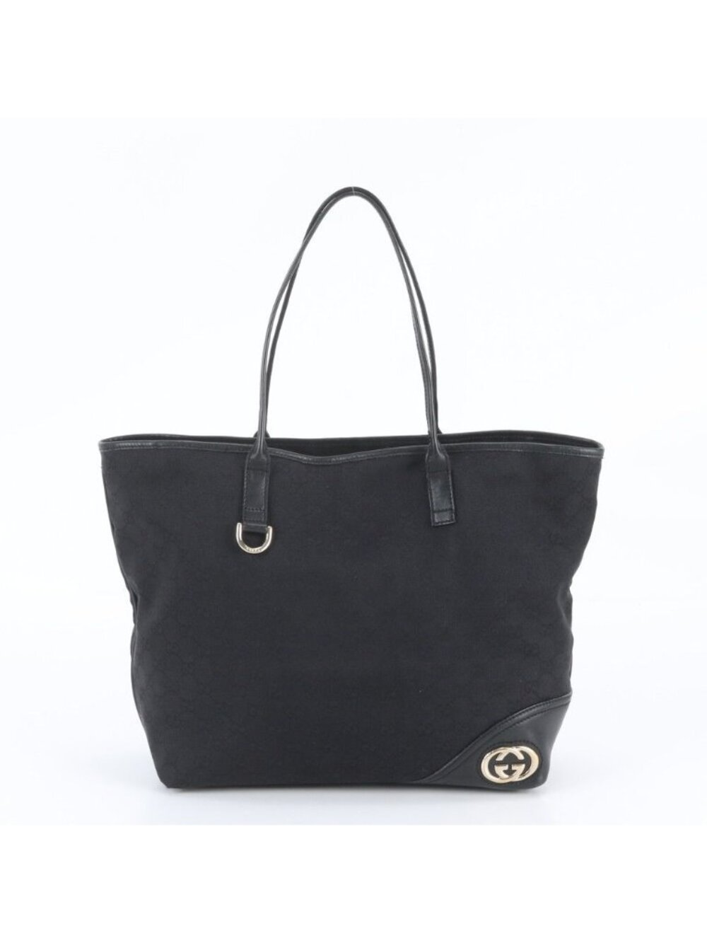 Gucci GG Canvas New Britain Leather Tote Bag Shoulder